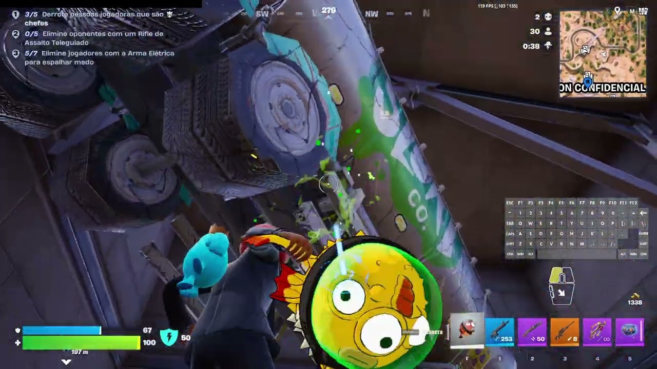 Uma Partida Todo Dia - Uma gameplay de Fortnite todo dia - #433 - Final engraçado