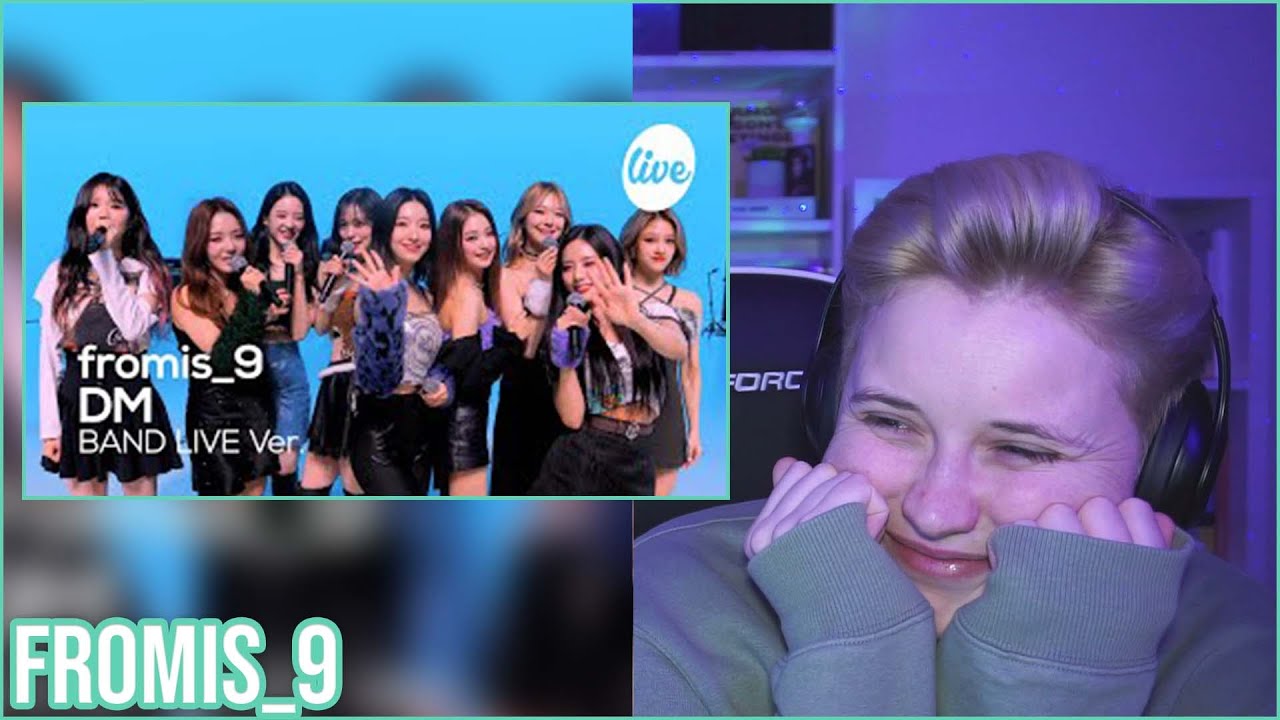 REACTION to FROMIS_9 - DM MDROMEDA IT'S LIVE PERFORMANCE