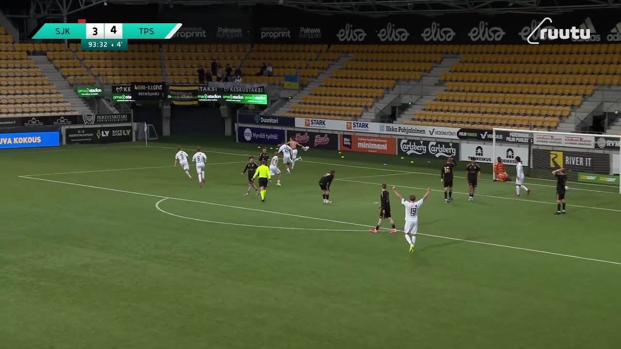 Kooste: SJK Akatemia – TPS 3–4 | Ykkösliiga | 22.4.2025