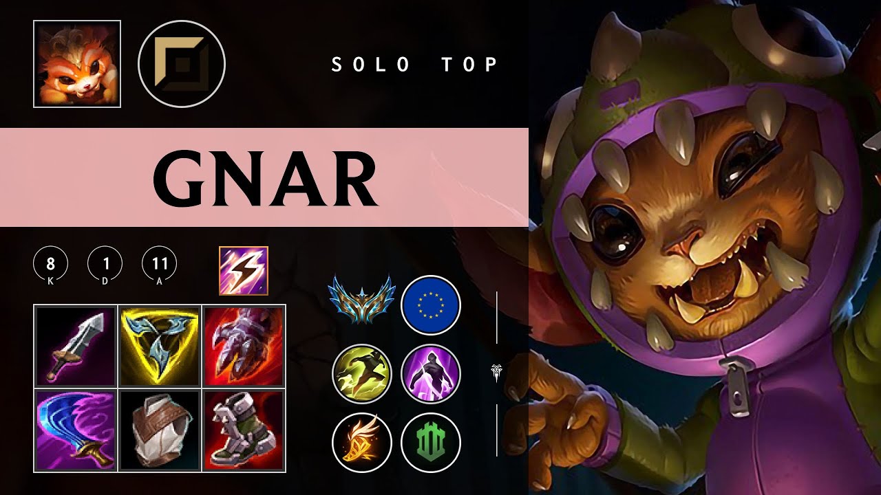 Gnar Top vs Aatrox - EUW Challenger Patch 26.03