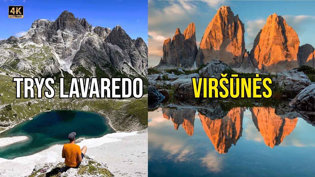 Kelionė į geidžiamiausią Europos vietą - Tre Cime Di Lavaredo žygis