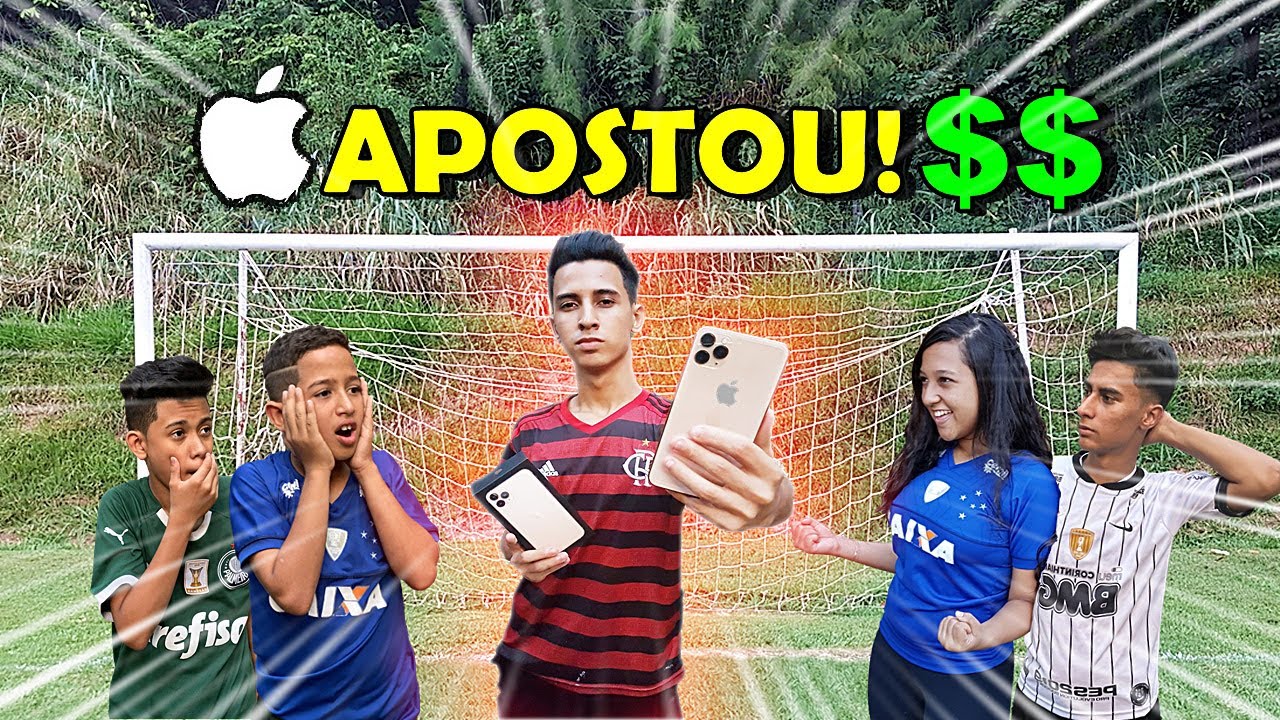 APOSTEI UM IPHONE 11 PRO COM INSCRITOS! QUEM GANHOU? DESAFIOS DE FUTEBOL ‹ Rikinho ›