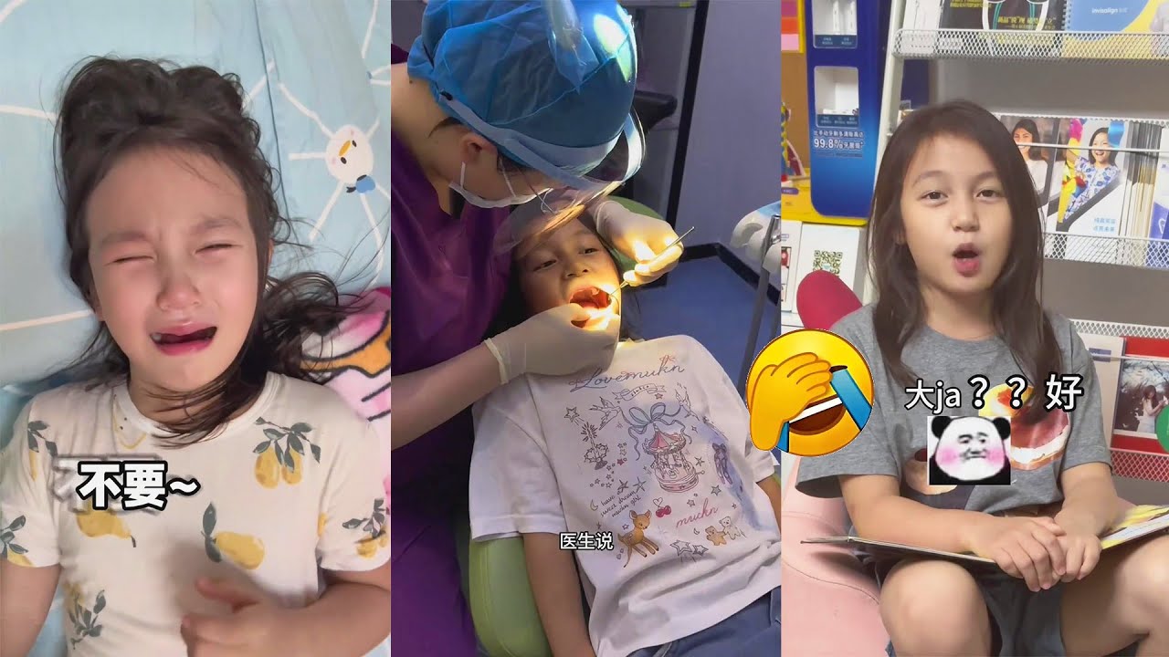 完了，带完矫正器变成了大夹子 #搞笑 #萌娃 #王小麦的精神世界