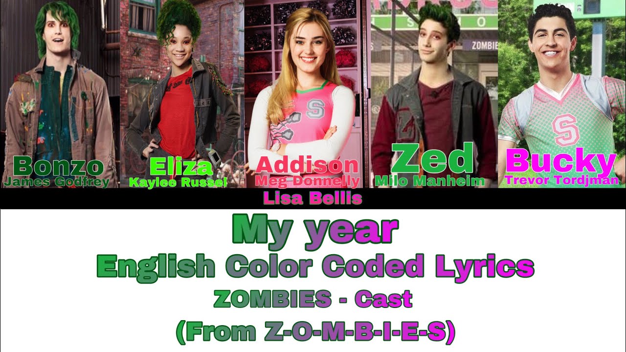 ZOMBIES - My year (Color Coded Lyrics)
