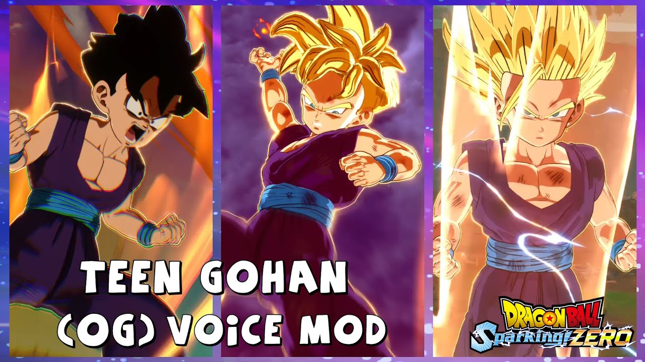 Teen Gohan OG Voice Mod - Stephanie Nadolny (All Forms in One)