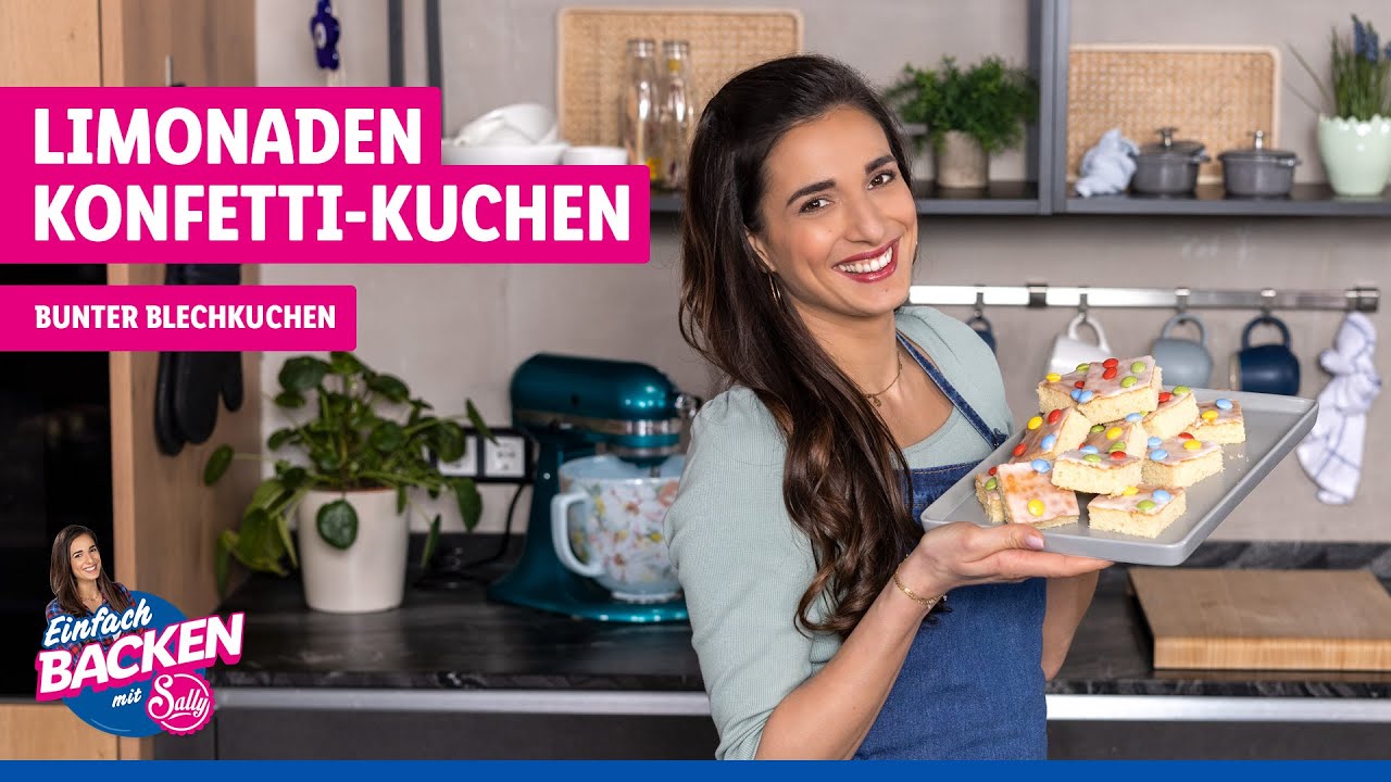 Limonaden-Konfetti Kuchen | Zitronenkuchen für jeden Anlass