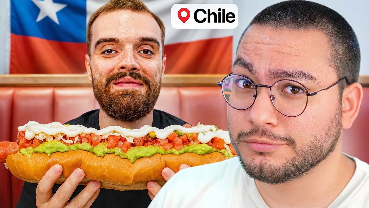 Chileno Reacciona a Ibai Probando Comida Chilena