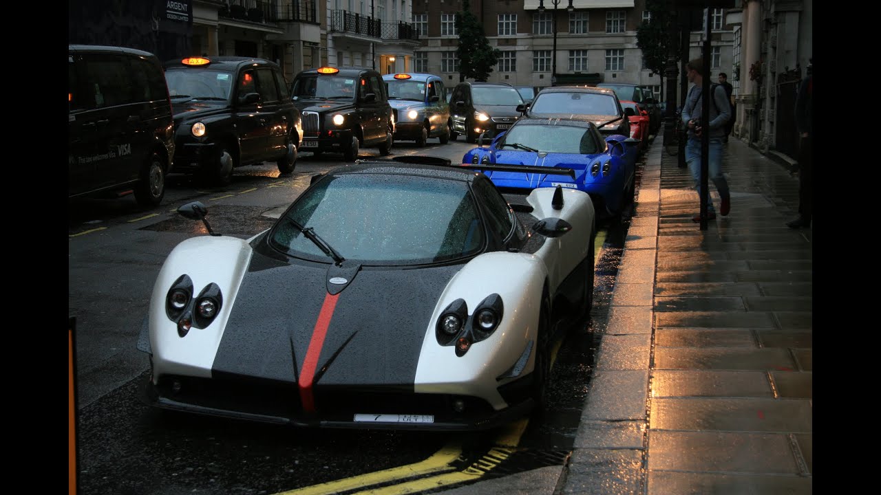 Arab Supercar Invasion in London July 2015 - incl Cinque | Huayras | Enzo | 918 | Aventadors