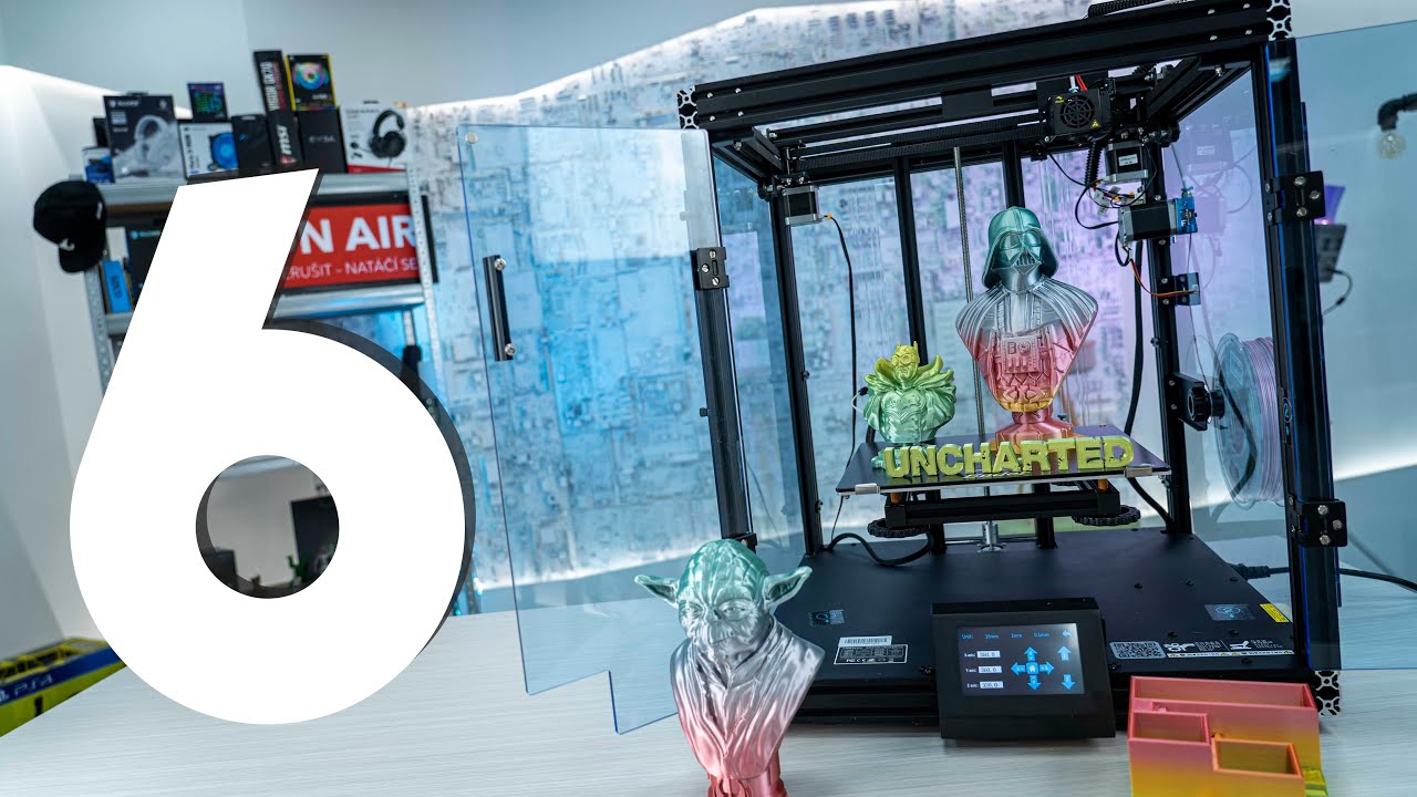 CREAlity Ender 6: Pořádná 3D tiskárna, kterou vám schválí i přítelkyně nebo žena! (RECENZE # 1291)