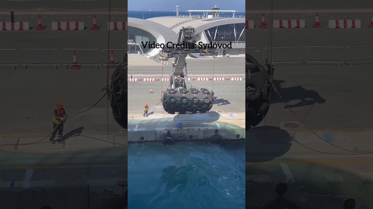 the use of fenders is explained here #shipping #shorts #ship #vessel