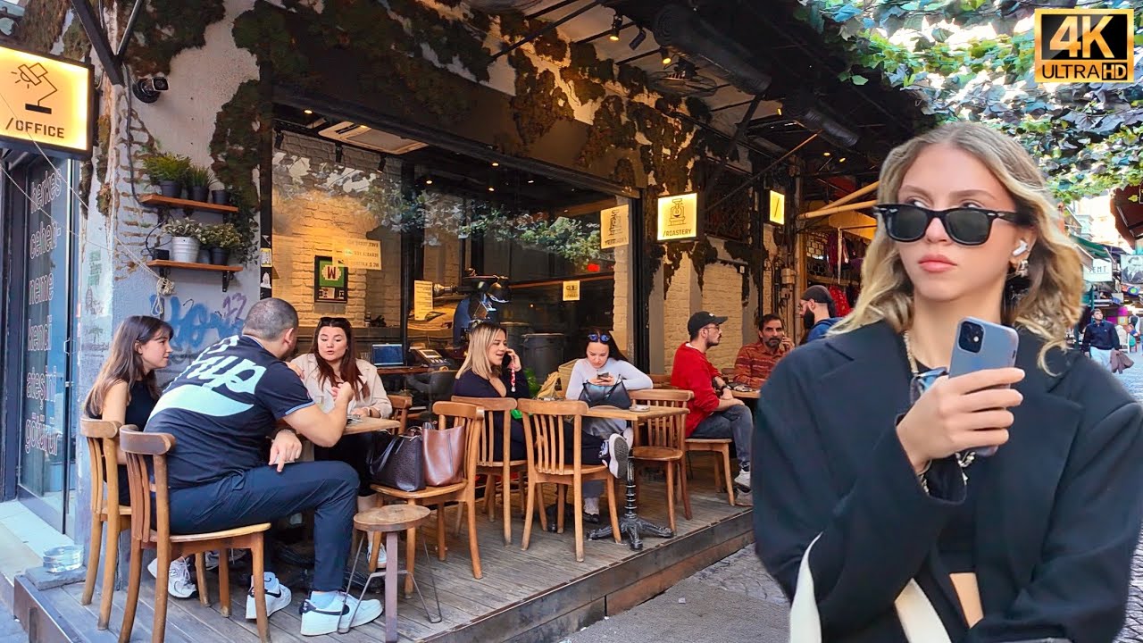 Exploring Istanbul's Lively Besiktas Bazaar, Turkey 4K Walking Tour