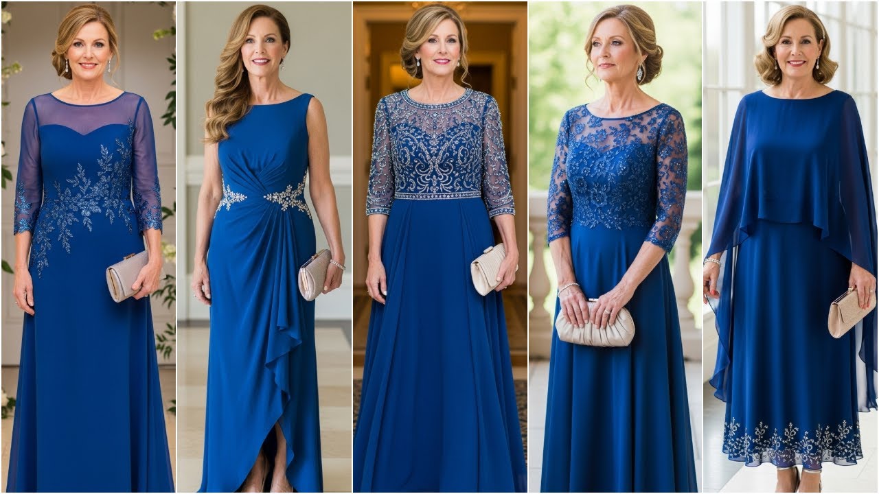 Royal Blue Mother of Groom Dresses That Wow | Classy Looks for Your Son&rsquo;s Special Day
