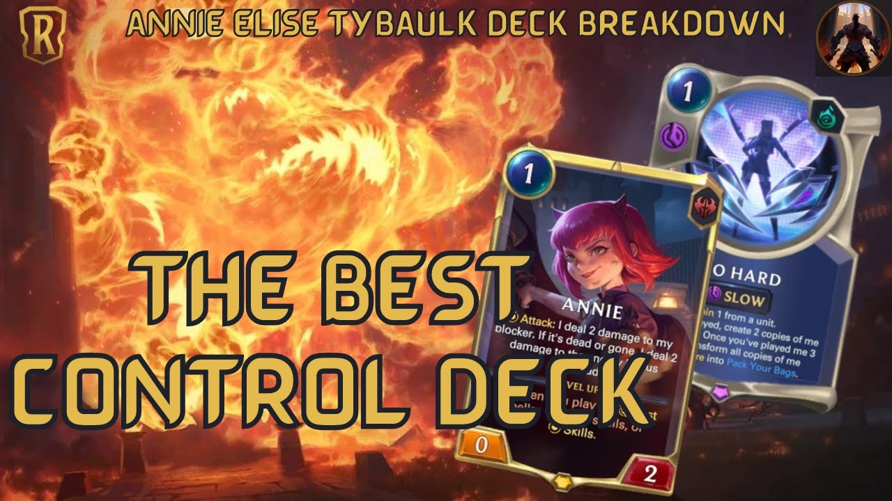 The Best Control Deck Is Annie Elise Tybaulk & Shunpo Hit Rank 1 With It | Legends of Runeterra