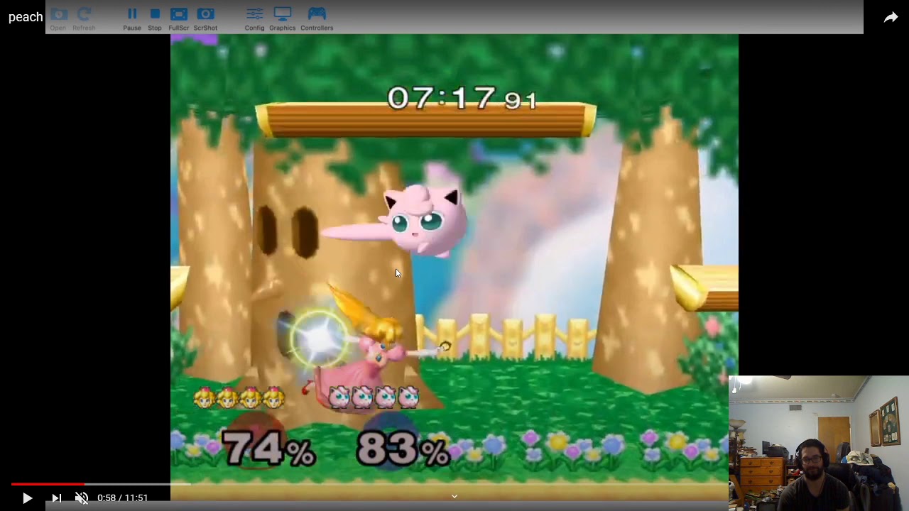 Fiction Melee Lesson ft. Stepdaddy #4 - Puff v Peach