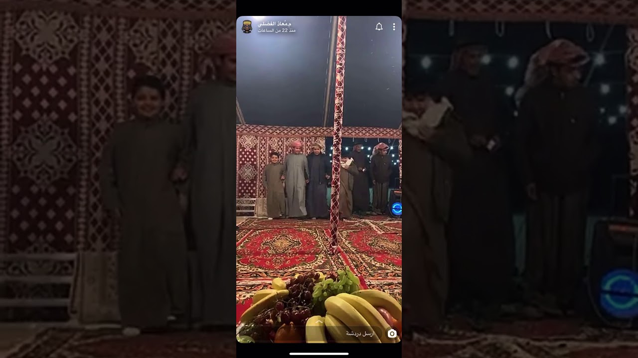 مقر قبيلة الفضول بمناسبة مشاركة سلطان بن ماضي القعود الفضلي في هجيج الكويت