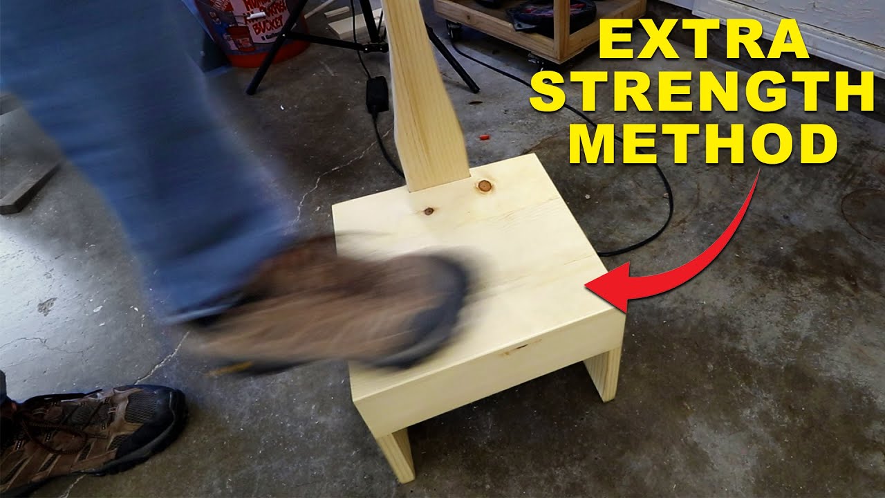 Making the world's handiest step stool (No fasteners)