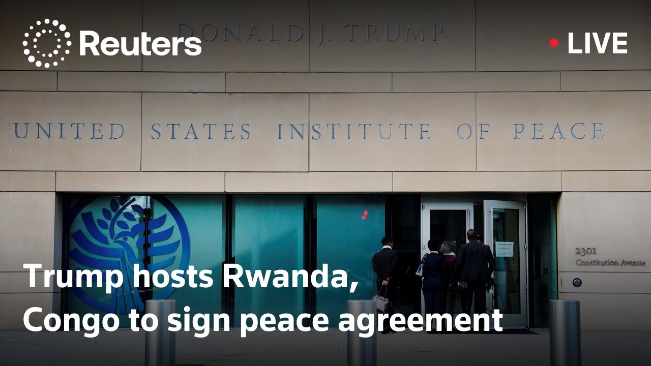 LIVE: Trump hosts Rwanda, Congo to sign peace agreement