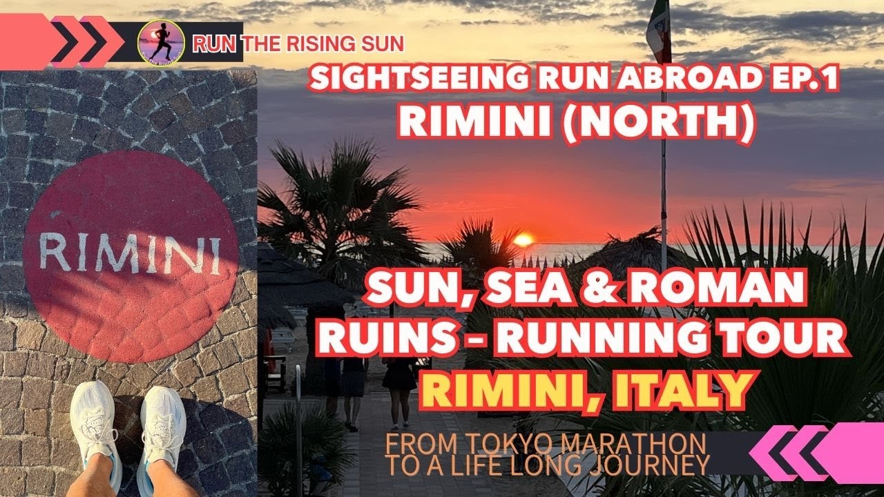 Explore Rimini on the Run｜Historic Sights & Seaside Course