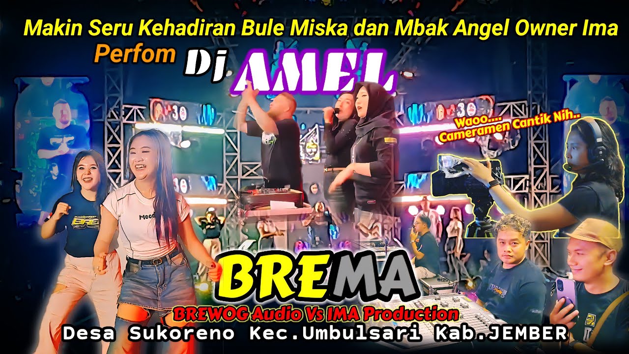 Perfom Dj Amel Kedatangan Bule Miska Makin Heboh || Acara Sukoreno Fest BREMA 2025 ~ Ds.Sukoreno