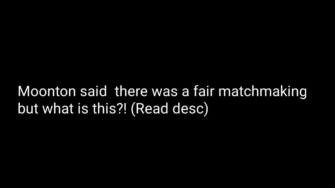 Unfair Matchmaking - MLBB