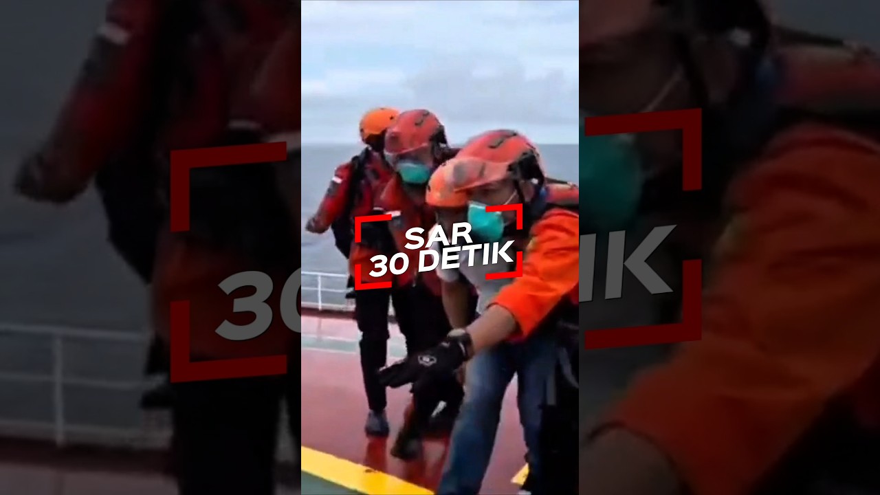 SAR 30 DETIK || MEDIVAC ABK BESIKITAS KAZAKHTAN DI PERAIRAN PESISIR BARAT SUMATERA