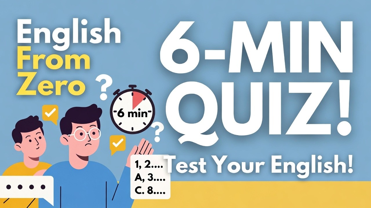 6-Minute English Challenge: Quiz for Learners#EnglishQuiz #LearnEnglish, #EnglishPractice