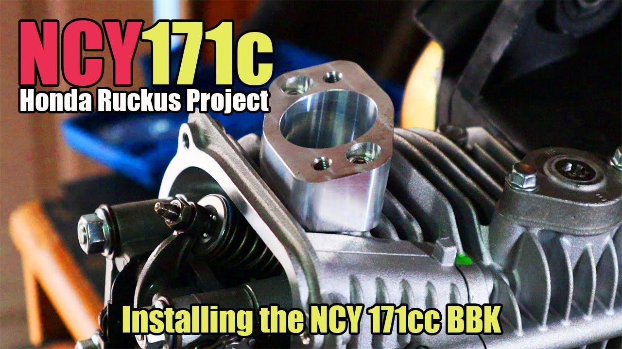 Установка комплекта NCY 171cc Big Bore Kit #NCY #GY6 #HondaRuckus