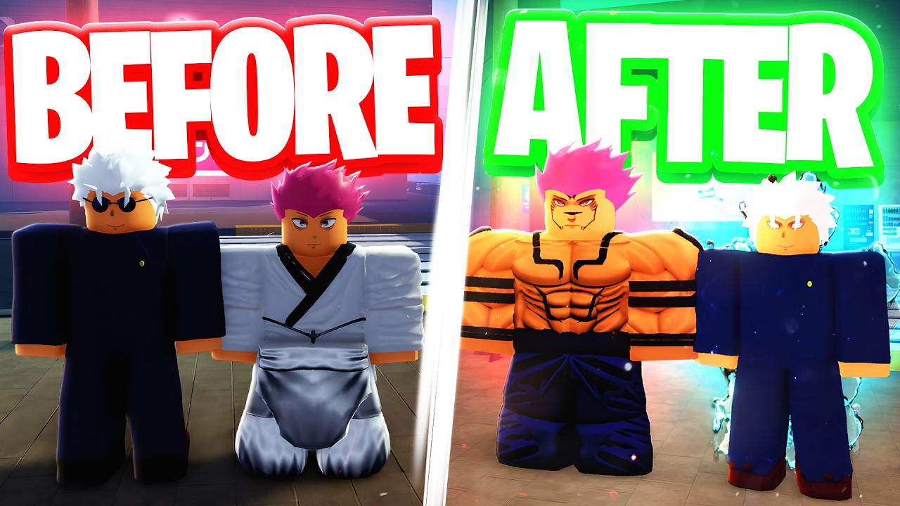 Going From NOOB To PRO AS GOJO & SUKUNA DUO In Roblox Kaizen...