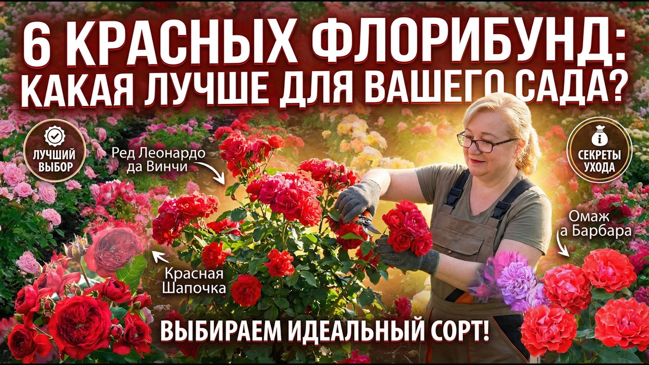 Красные флорибунды сравнение | Leonardo da Vinci vs Remembrance vs Sangria