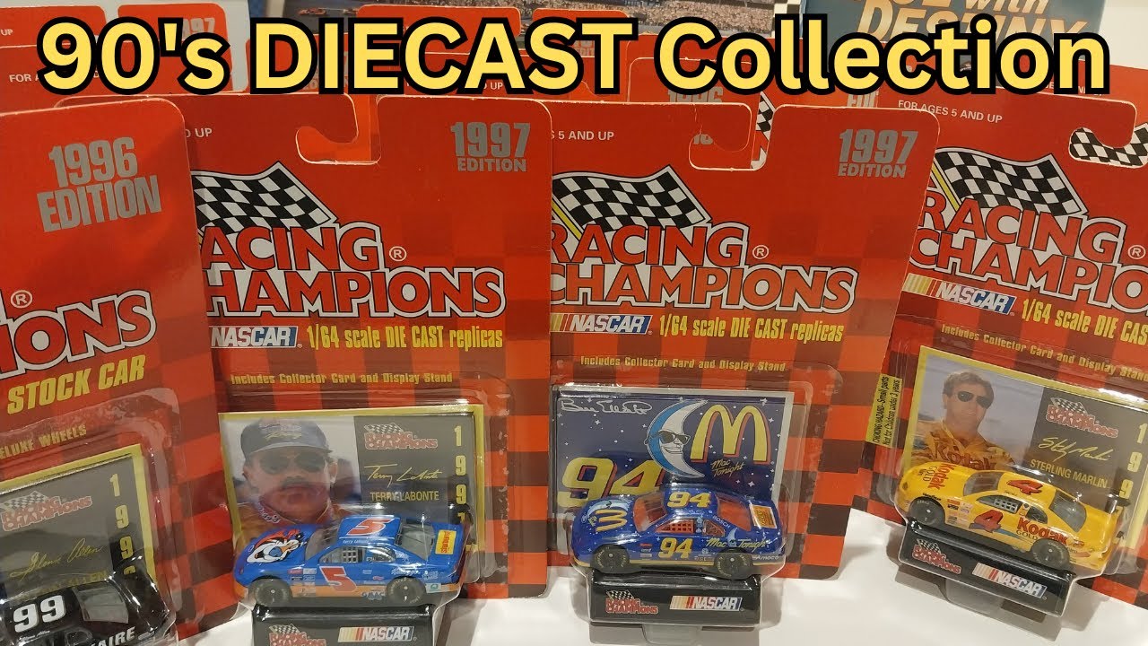 Racing Champions Nostalgia Haul: 1996 & 1997 Diecast Collection