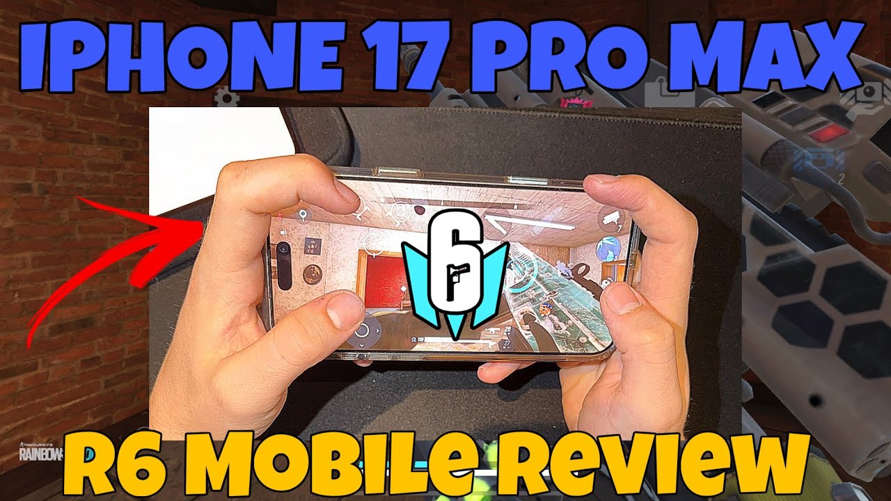 IPHONE 17 Pro Max R6 Mobile Review !!! Rainbow Six Mobile 