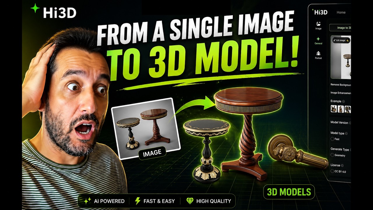 From Photo to 3D Model Testing Hi3D