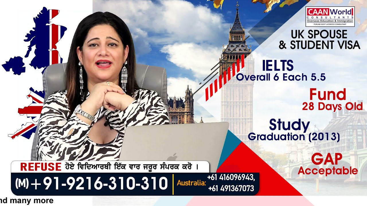 UK Spouse Visa & Student Visa | September 2021 Intake | Caan World Consultants