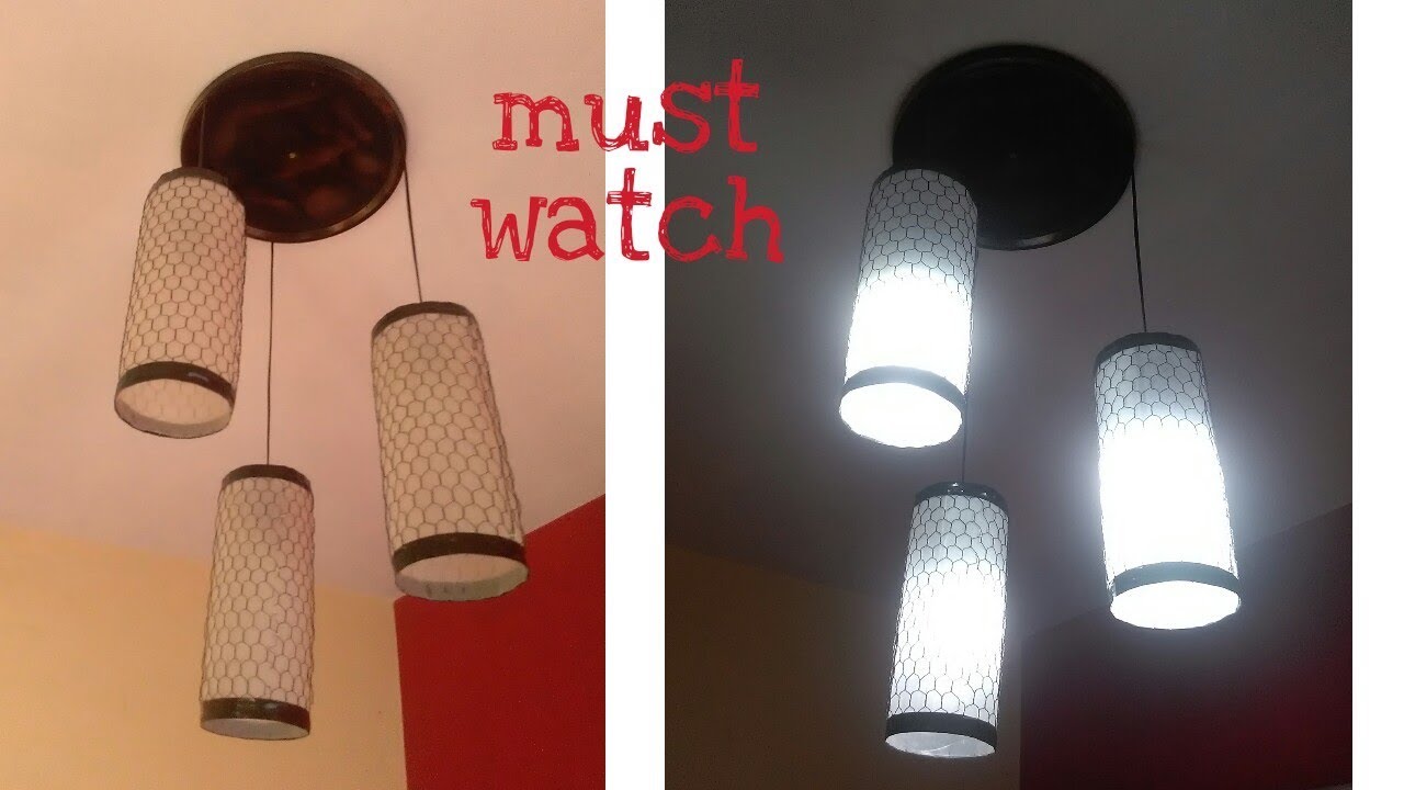 How to make lamp at home easy ways