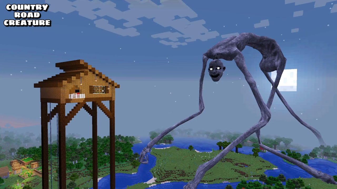 SURVIVING FROM COUNTRY ROAD CREATURE ARRIVAL in Minecraft - Gameplay - Coffin Meme