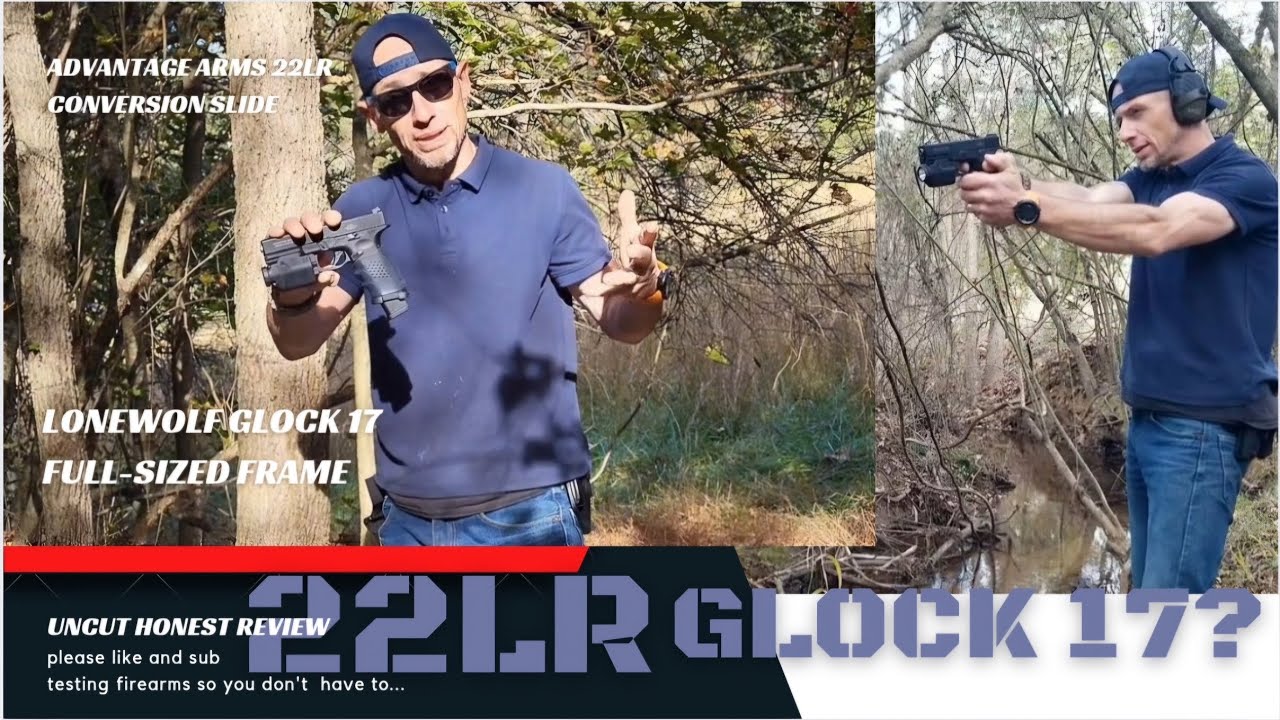 Затвор Advantage Arms Slide+ Lonewolf Frame Gen 3, клон Glock под патрон .22LR