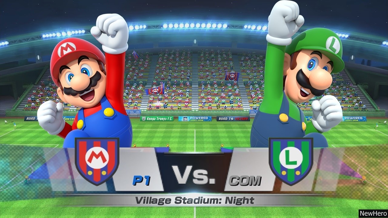 Mario Sports Superstars - Mario/Wario Vs. Luigi/Diddy Kong