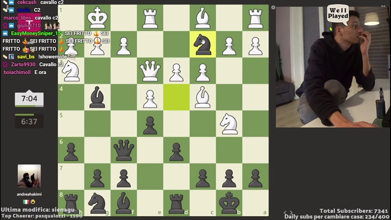 HOMYATOL vs TIZ  ♟️♟️ LEZIONI DI SCACCHI ♟️♟️