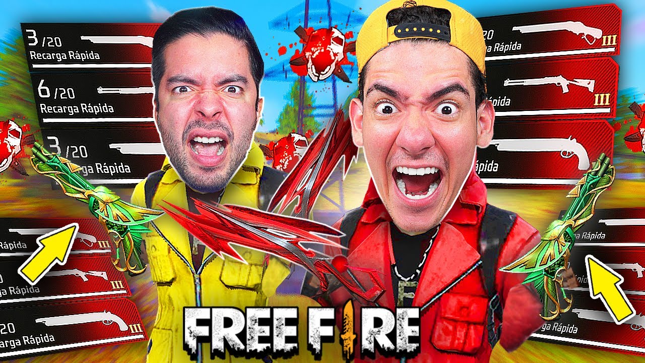 RETO DE LA TRIPLE ESCOPETA EN FREE FIRE !! *muy facil* | TheDonato y Antronixx
