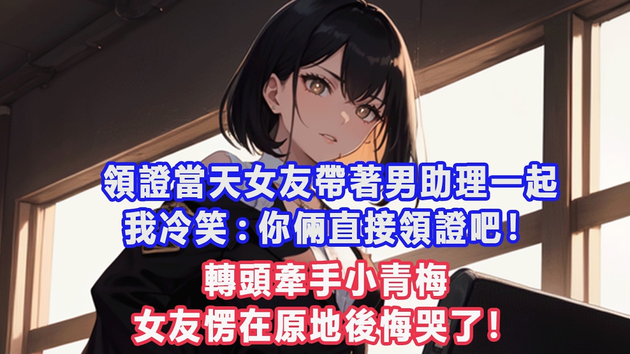 領證當天女友帶著男助理一起，我冷笑:你倆直接領證吧！轉頭牽手小青梅，女友愣在原地後悔哭了！#出軌小說 #愛情故事 #白月光 #幸福人生#生活经验 #情感故事