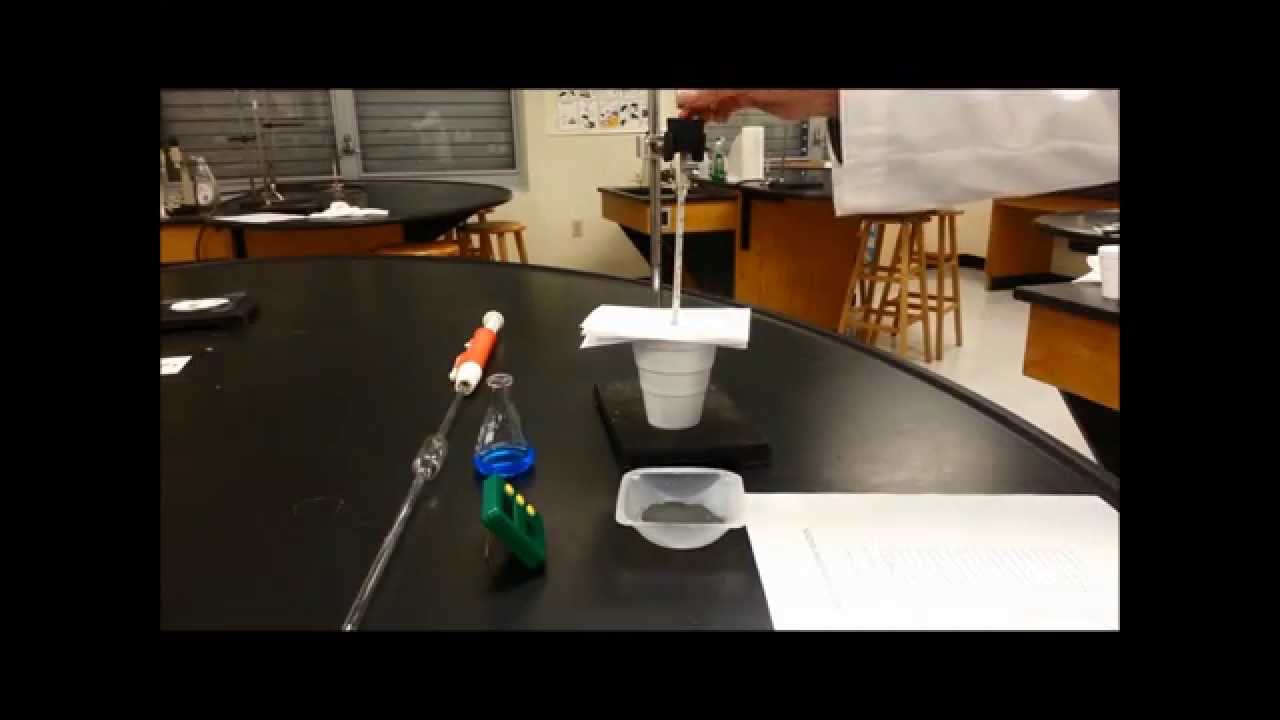 AS Chemistry Enthalpy of a displacement reaction CuSO4+Zn with calculations