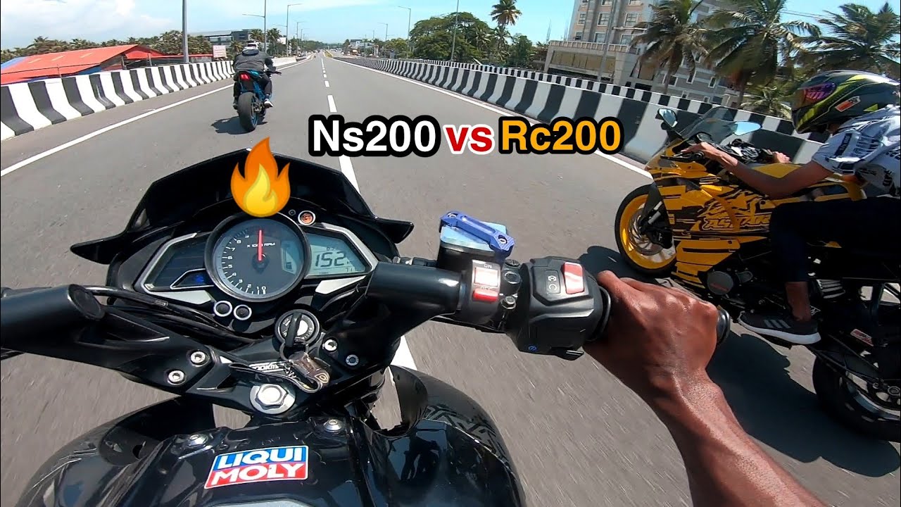 Ns200 top end speed||Ns200vsRc200..💥