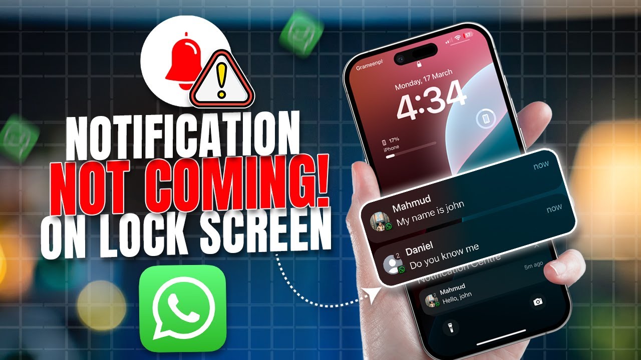 Fix WhatsApp Notifications Not Showing on Lock Screen iPhone
