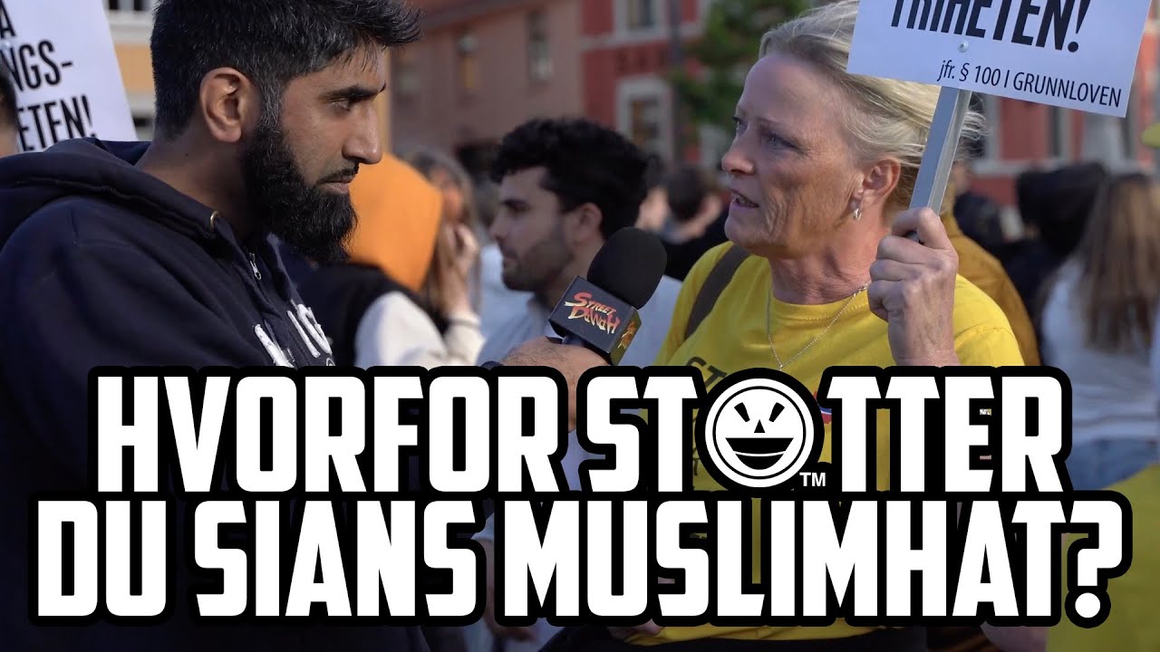 SIAN supporter stilnet av muslim - Har ingen svar!