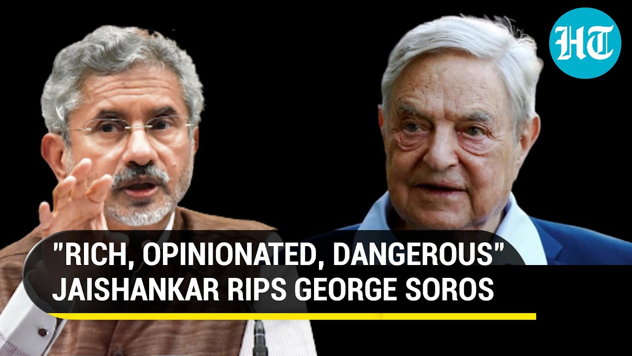 Jaishankar's counterstrike on George Soros after attack on PM Modi; 'Old, rich, dangerous'
