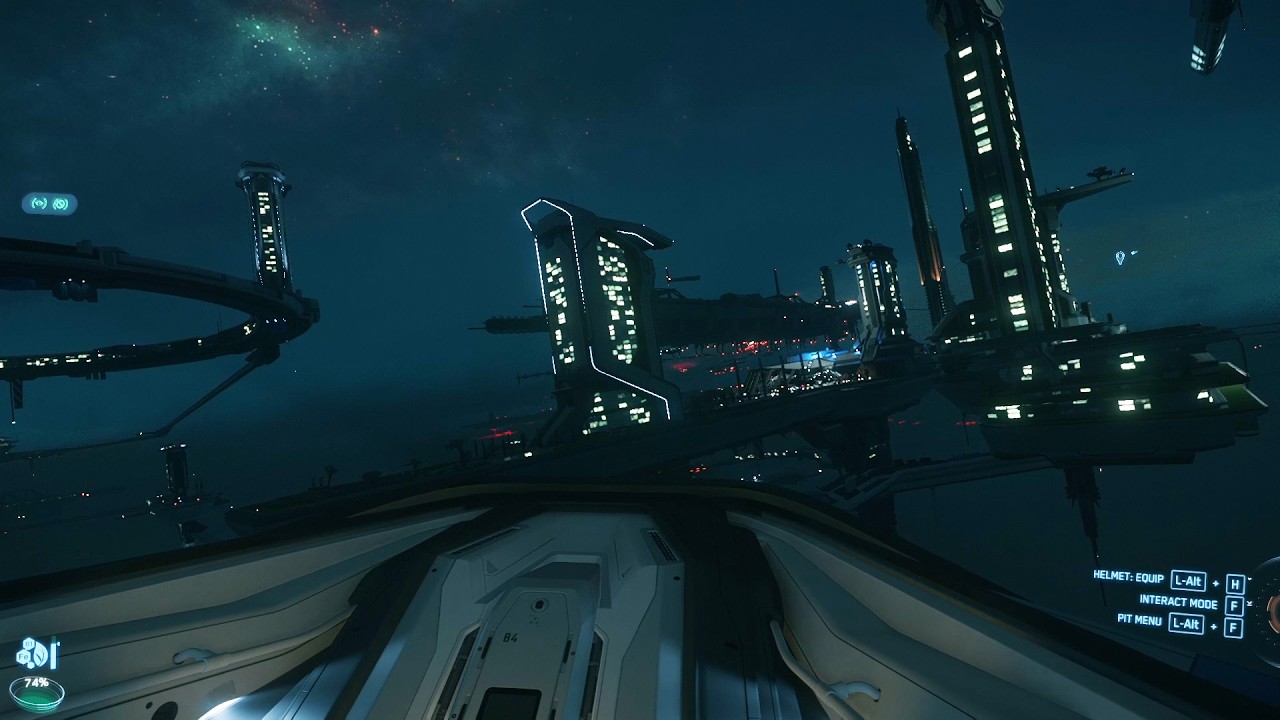 First visit to Orison on Crusader just to go see what it looks like - Star Citizen
