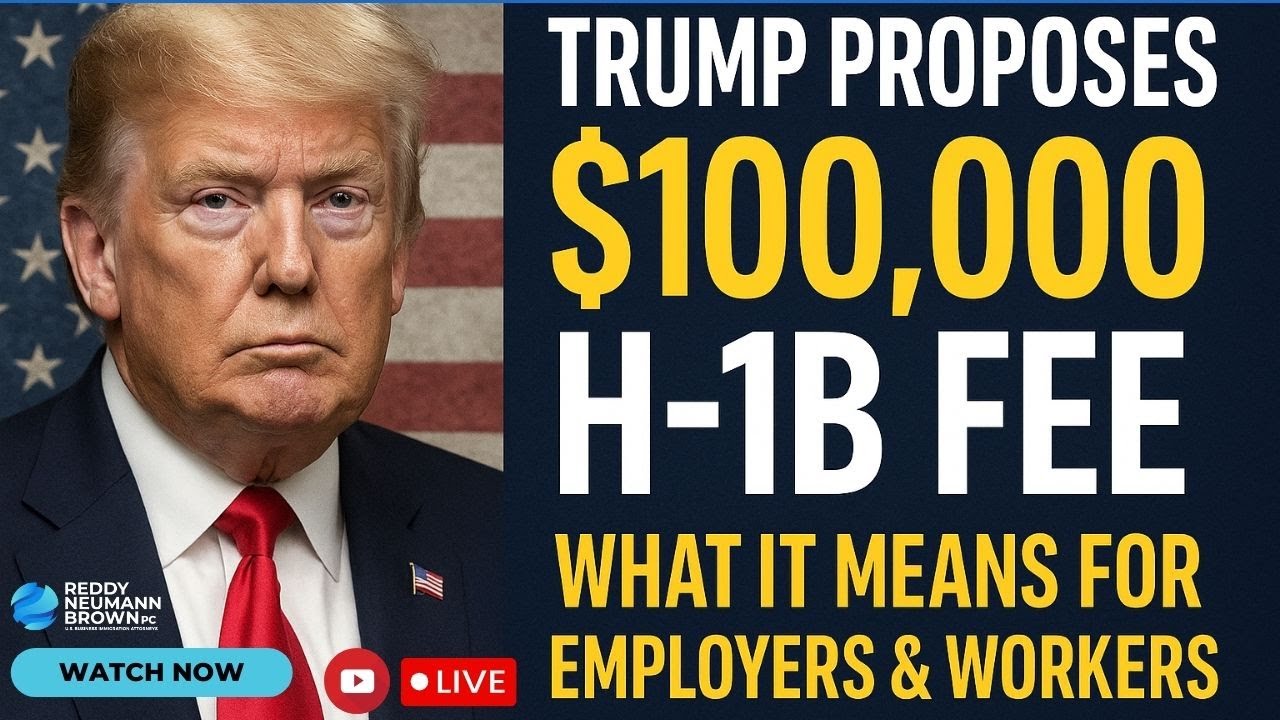 Трамп предлагает сбор в размере 100 000 долларов за визу H-1B — что это означает для работодателе...