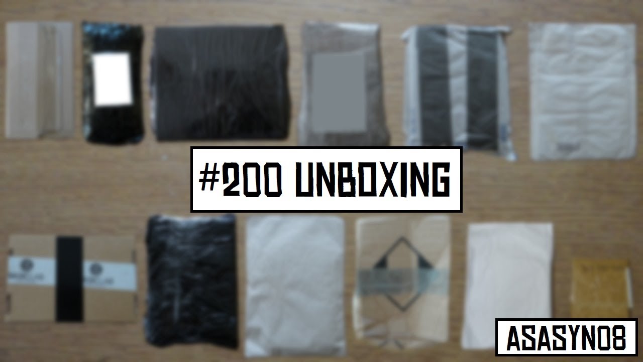 #200 Unboxing: 12 PACZEK Z GRAMI ZA 200ZŁ CHALLENGE! - Łowca Okazji #18 | Asasyn08