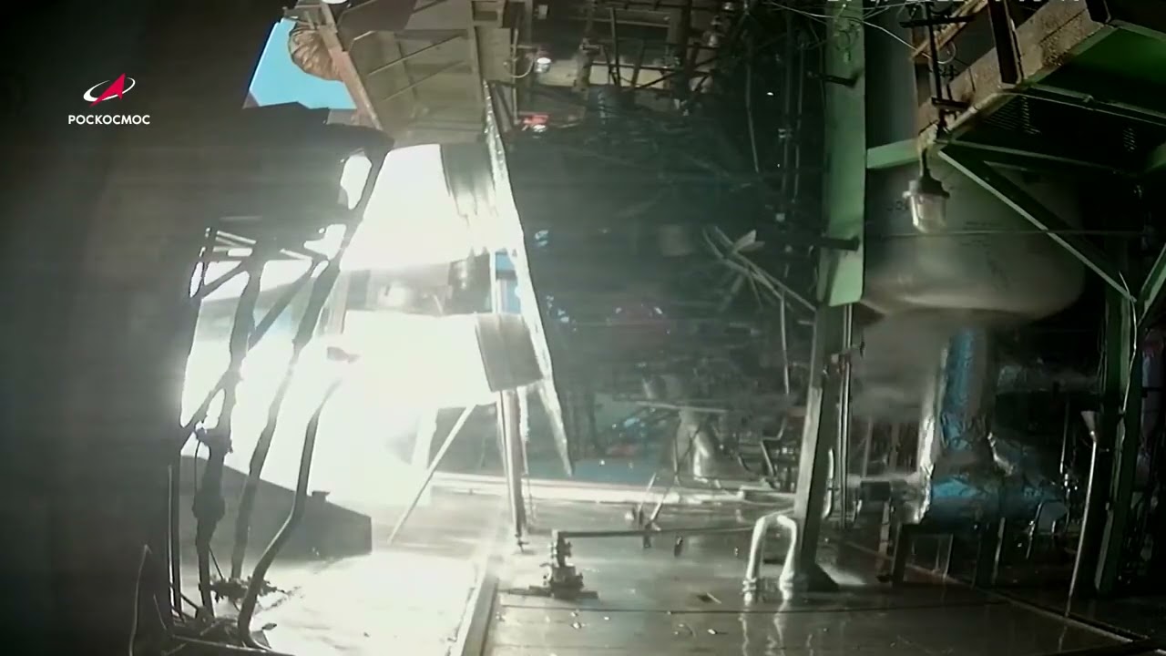 Soyuz 5 Rocket Second stage engine fire test | RD0124MS engine