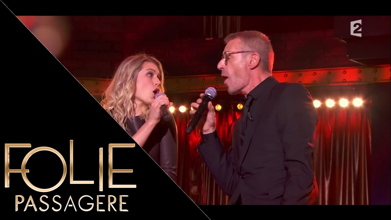 Lambert Wilson et Aurore Delplace poussent la Chansonnette (Yves Montand) Folie passagère 24/02/2016